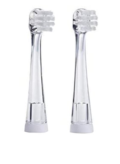 Buy Baby Sonic Replacement Brush Heads - 0-18M - Pack Of 2 in UAE