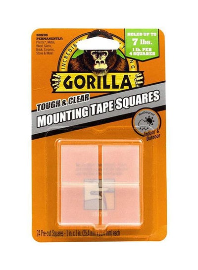 اشتري Glue Company Double-Sided Tough & Clear Mounting Tape Squares Clear في مصر