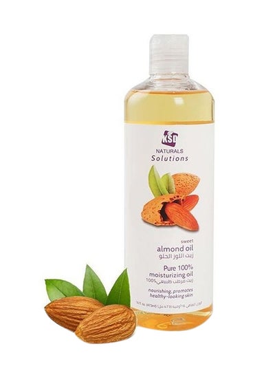 Buy Pure Moisturizing Almond Body Oil Clear 473ml in Saudi Arabia