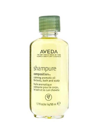 Buy Shampure Composition Calming Aromatic Oil For Body, Bath And Scalp Clear 50ml in UAE