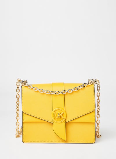 MMK - Greenwich Leather Handbag - Leather - Women - Yellow - Size One