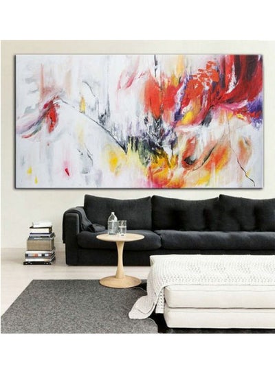 Buy Multicolors Hand Painted Tableau On Canvas Multicolour 90x140cm in Egypt
