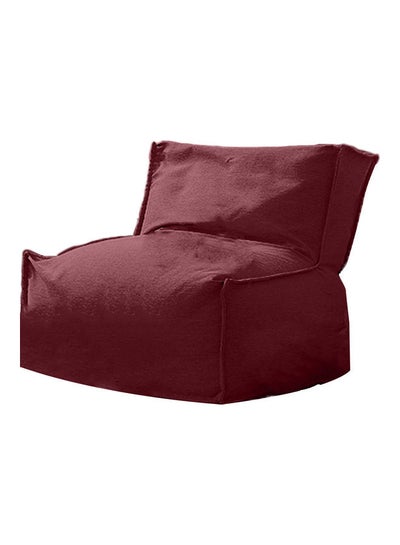 Buy Linen Filler Bean Bag Dark Pink 60x60x60cm in Saudi Arabia