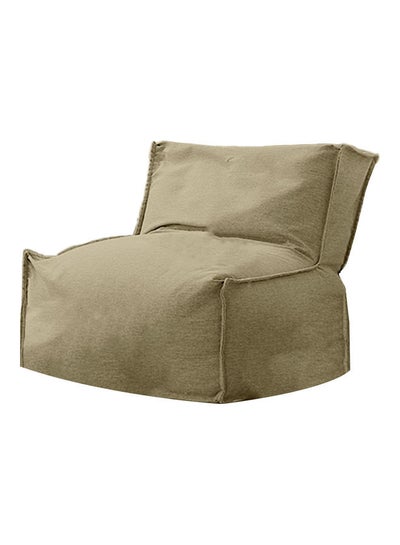 Buy Linen Filler Bean Bag Beige 60x60x60cm in Saudi Arabia