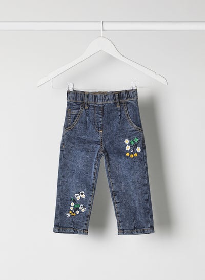 Buy Baby Girls Jeans Light Blue in Saudi Arabia