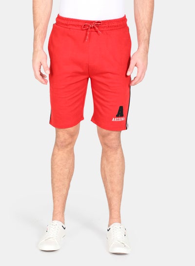 Buy Logo Sports Drawstring Shorts True Red in Saudi Arabia
