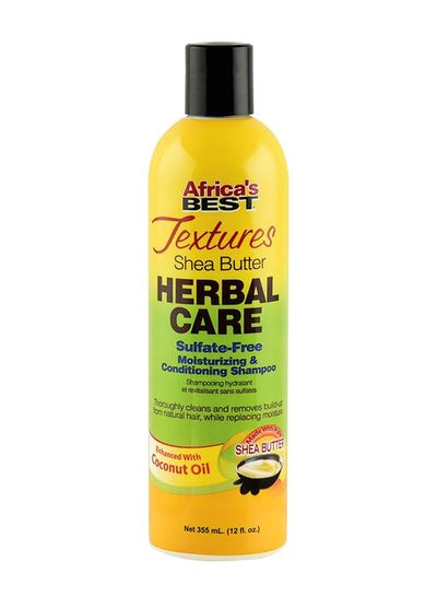 Buy Textures Herbal Care, Moisturizing and Conditioning Shampoo Yellow in Egypt