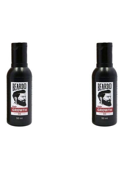 Buy Pack of 2 Beardo Beard and Hair Growth Oil Black 50ml in Saudi Arabia