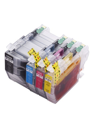 Buy 4-Piece Ink Cartridge Replacement Set For LC3019 Multicolour in UAE