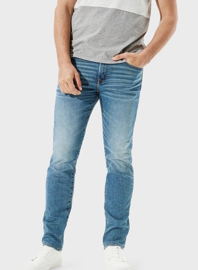 Buy Fashionable Casual Jeans Blue in UAE