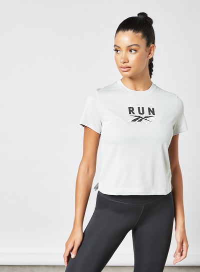 Buy Workout Ready Run Speedwick T-Shirt Grey in UAE