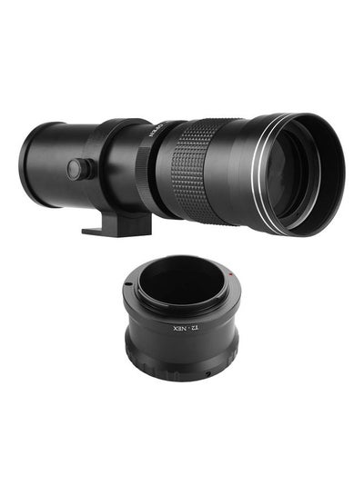 Buy MF Super Telephoto Zoom Lens With Cap Black in UAE