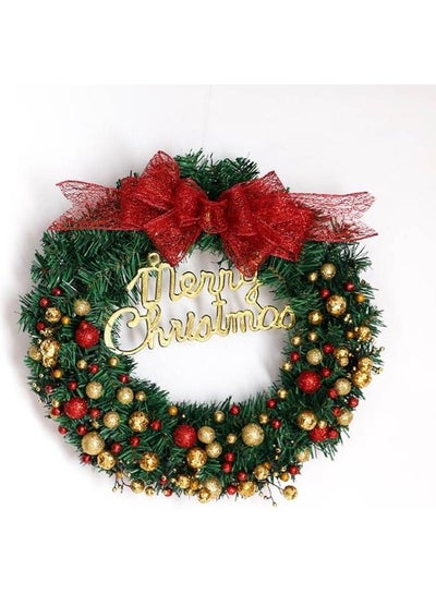 Buy Sprinkle Powder Ball Bow Wreath Multicolour 30cm in UAE