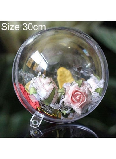 Buy High Transparent Decorative Plastic Round Ball Multicolour in Saudi Arabia