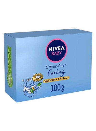 Buy Caring Baby Cream Soap With Calendula Extract 100g in UAE