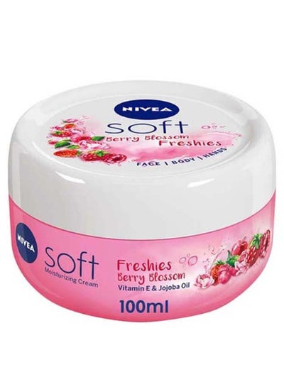 Buy Soft Freshies Moisturizing Cream, Berry Blossom Jar 100ml in Egypt