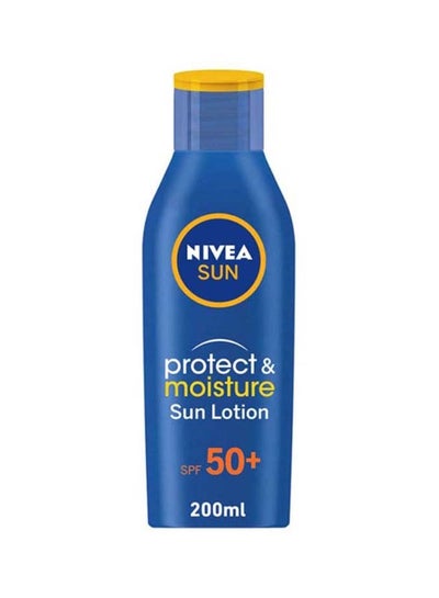Buy SUN Protect & Moisture Sun Lotion, UVA & UVB Protection, SPF 50, 200ml 200ml in Egypt