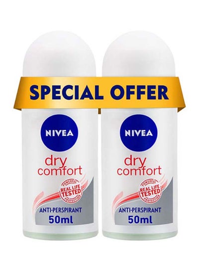 Buy Pack Of 2 Antiperspirant Roll On 50ml in UAE