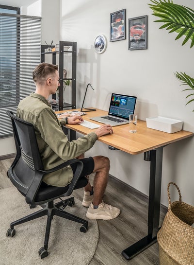 Used oak deals computer desk