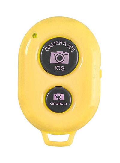 Buy Bluetooth Camera Remote Shutter Yellow in Saudi Arabia