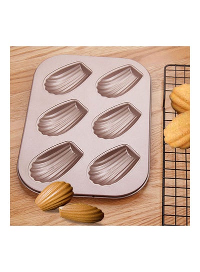 Buy Carbon Steel Non-Stick Baking Pan Gold in UAE