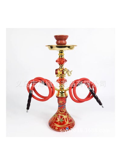 Buy Arabian water pipe red 48cm in UAE