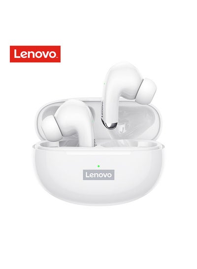 Buy LP5 TWS Bluetooth-Compatible Earphone Wireless Earbuds Sport Gaming White in UAE