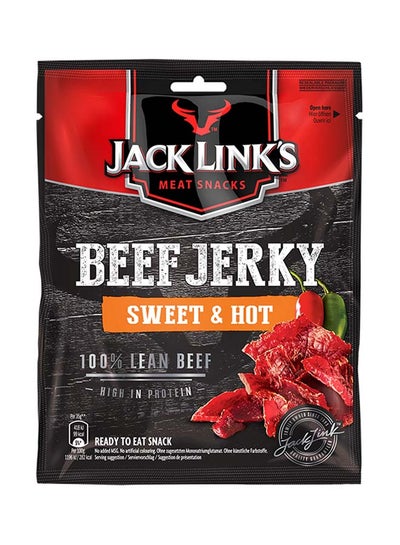 Buy Beef Sweet And Hot Jerky 70grams in UAE