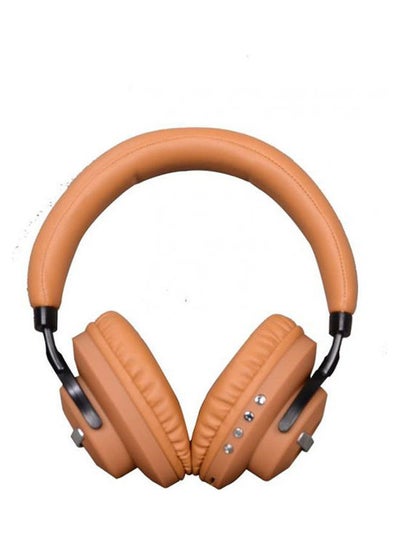 Buy Bluetooth Wireless Over-Ear Headphones Brown in Egypt