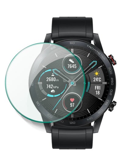 Buy Tempered Glass Screen Protector For Huawei Honor MagicWatch 2 46mm Clear in Saudi Arabia