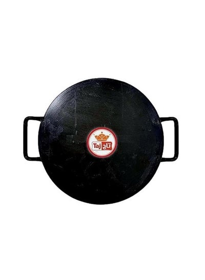 Black Square Handled Iron Dosa Pan, Round