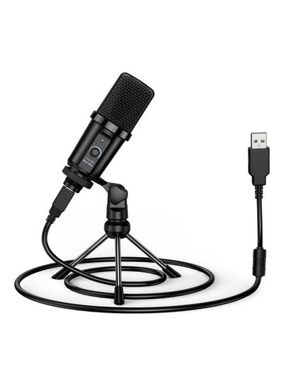 Buy New USB Microphone Black in Saudi Arabia