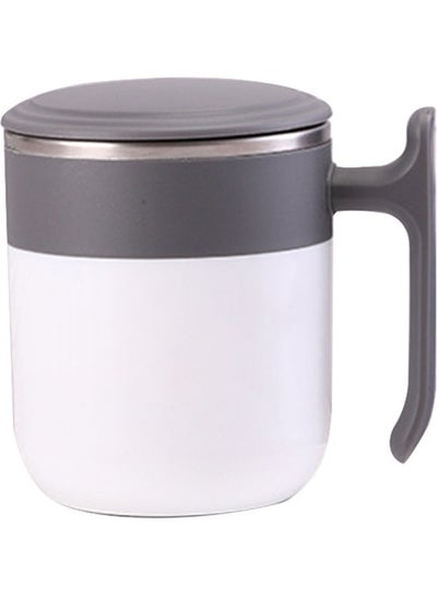 Self Stirring Mug With Lid Automatic Magnetic Stirring Coffee Cup Grey ...