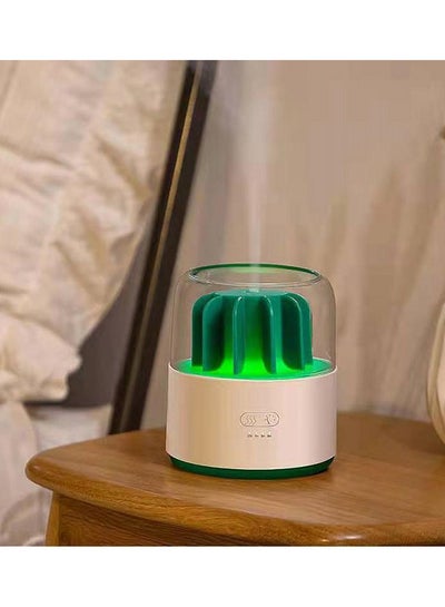 Buy Spherical Household Air Aromatherapy Humidifier Green in UAE