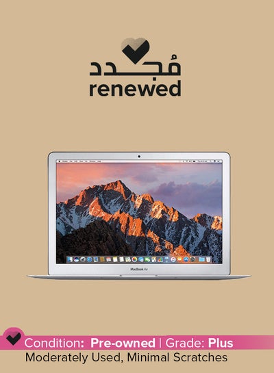 Buy Renewed - Macbook Air A1466 (2015) Laptop With 13.3-Inch Display, Intel Core i5 Processor/5th Gen/8GB RAM/256GB SSD/1.5GB HD Graphics Silver in UAE