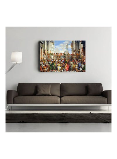 اشتري لوحة فنية "The Wedding At Cana" تعبر عن حفل زفاف كانا منتج متعدد الألوان 90x60سم في مصر