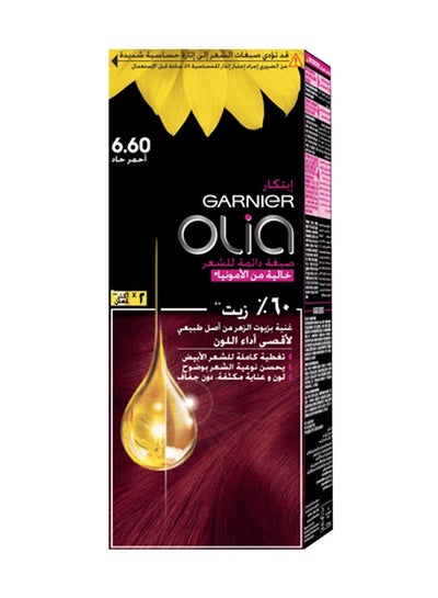 Buy Olia No Ammonia Permanent Haircolor 6.60 Intense Red Rouge Intense in Saudi Arabia