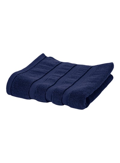 Buy Soft 100% Cotton Bath Towel Blue 50 X 90cm in Saudi Arabia