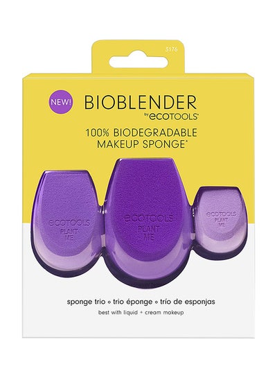 Buy BioBlender Trio Makeup Sponge Purple in Saudi Arabia