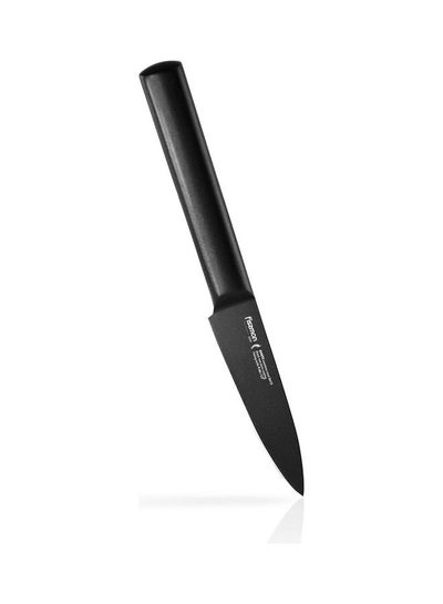 Buy Steel Paring Knife Shinto With Non-Stick Coating Black 3.5inch in UAE