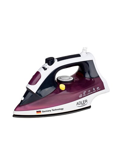 Buy Electric Steam Iron 2600.0 W 5022 Purple/Black/White in UAE