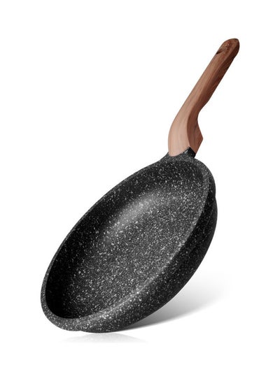 Buy Aluminum With Non-Stick Coating Frying Pan Space Stone Multicolour 28cm in UAE