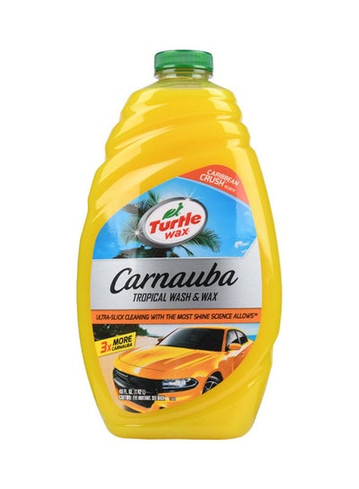 Buy Carnauba Tropical Wash and Wax Car Shampoo Set 1.42L in Saudi Arabia