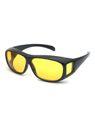 Buy Men's Night Optic Vision Driving Anti Glare HD UV Protection Sunglasses in UAE