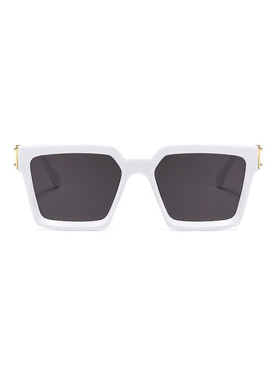 Buy Large Frame Retro Square Fashion Wide Edge Sunglasses in UAE