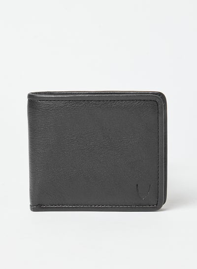 Buy Bi-Fold Leather Wallet Black in Saudi Arabia