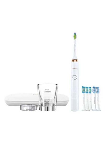 Buy Diamond Clean Electric Toothbrush Set White in Saudi Arabia
