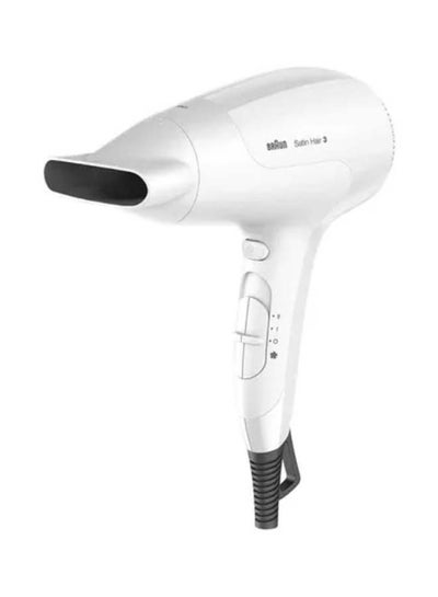 Buy Satin Hair 3 Power Perfection Dryer White in Egypt