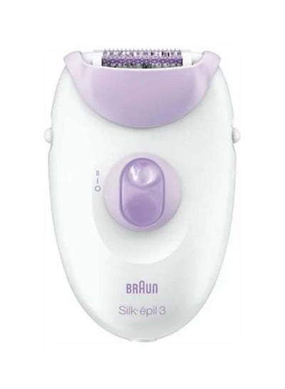 Buy Silk Epil 3 Legs Epilator White/Purple in Egypt