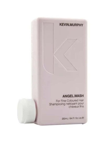 Buy Angel Wash Shampoo For Fragile And Broken Hair Pink/White 250ml in UAE